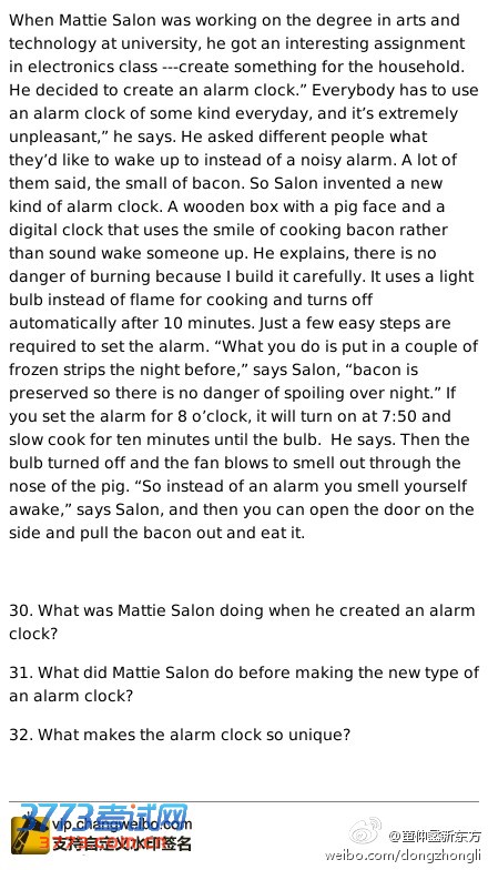 2013��6��Ӣ���ļ�����Passage2ԭ��