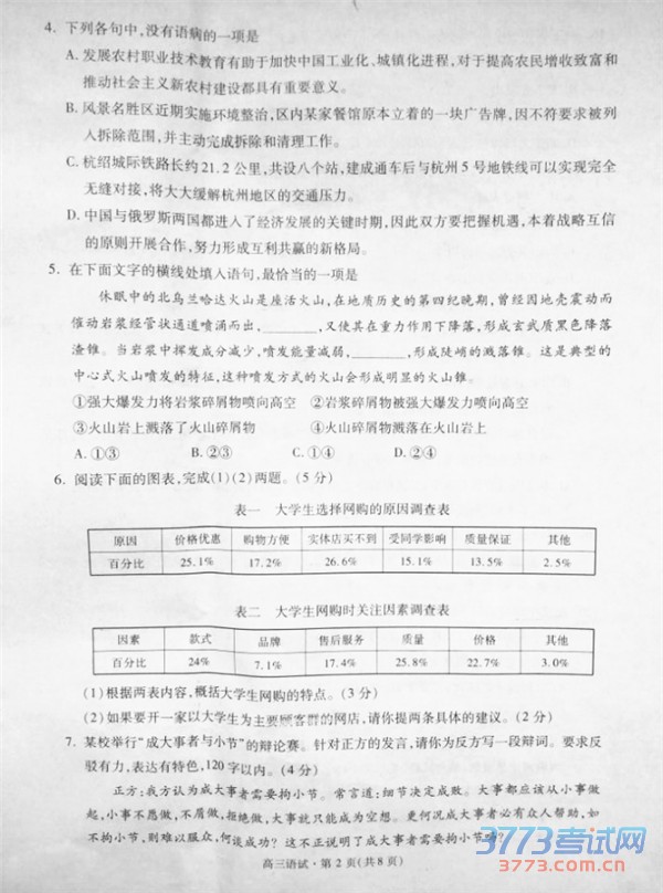 2016ݶģĴ2016꺼еڶθ߿Ŀѧ