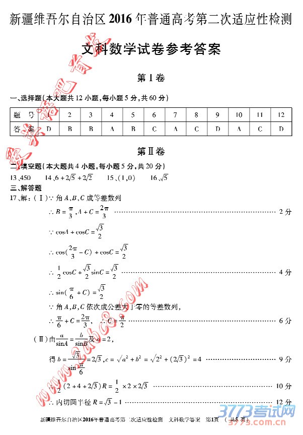 2016½ģѧ½ά2016ͨ߿ڶӦԼѧĿ