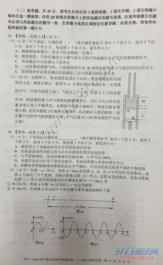 2016ɽģ۴2016ɽͨиѧۺ